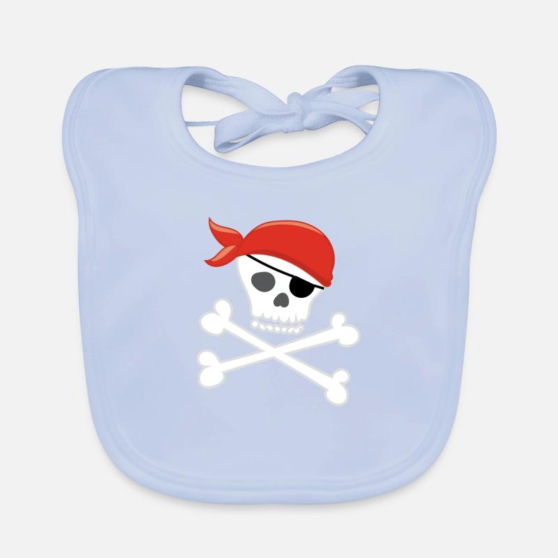PIRATE Organic Baby Bibs