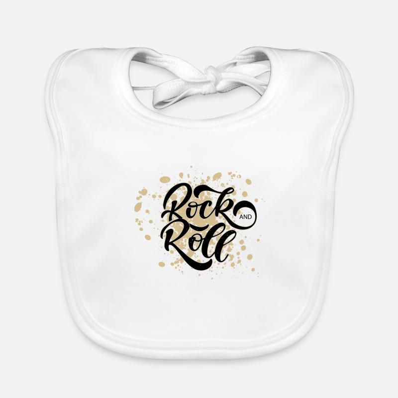 Rock and roll Organic Baby Bibs