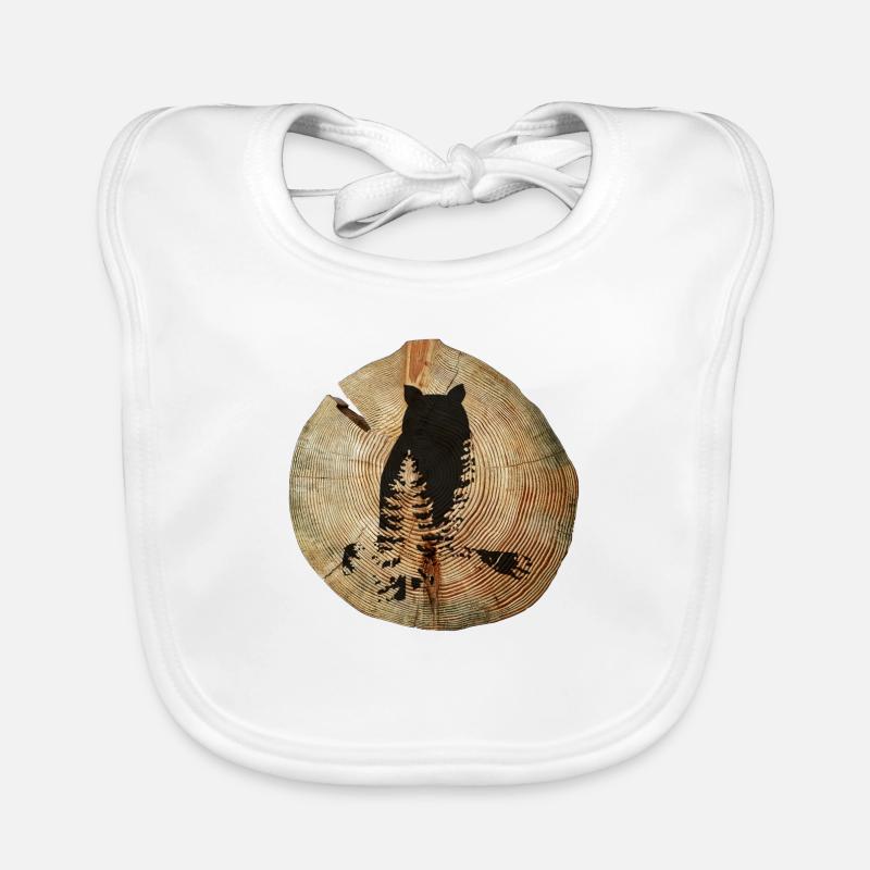 Tree Disc Owl Organic Baby Bibs