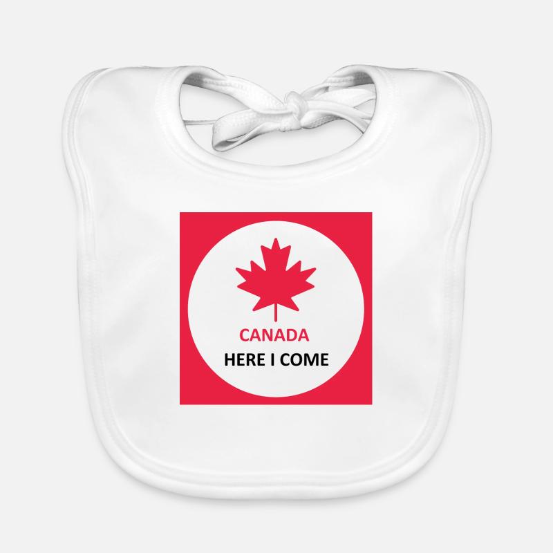 Canada Here I Come Organic Baby Bibs