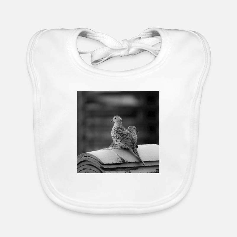 les oiseaux Bavoir bio Bébé