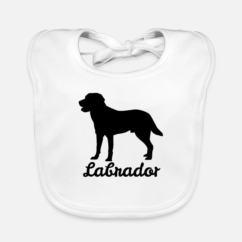 Labrador Retriever - Hund Geschenk Labbi Baby Bio-Lätzchen