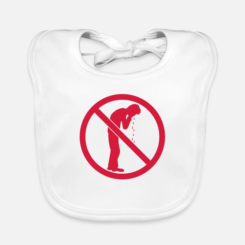 Signe criant interdit Bavoir bio Bébé