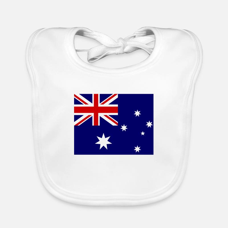 Drapeau de l’Australie Bavoir bio Bébé