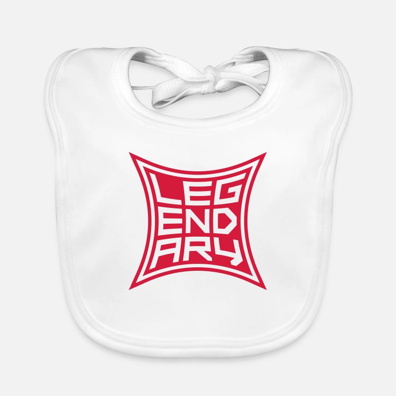 Legendary jagged logo Organic Baby Bibs