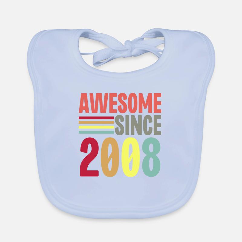Awesome Since 2008 Organic Baby Bibs
