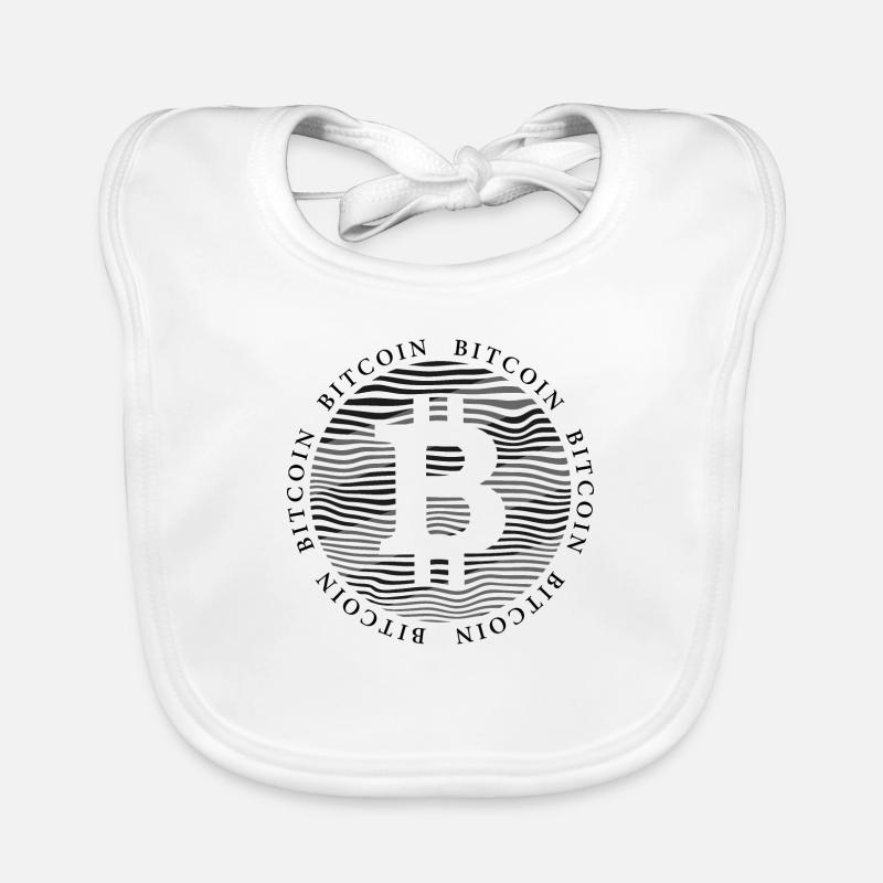 Bitcoin Logo - Crypto Fan - Cryptocurrency Bitcoin Bavoir bio Bébé