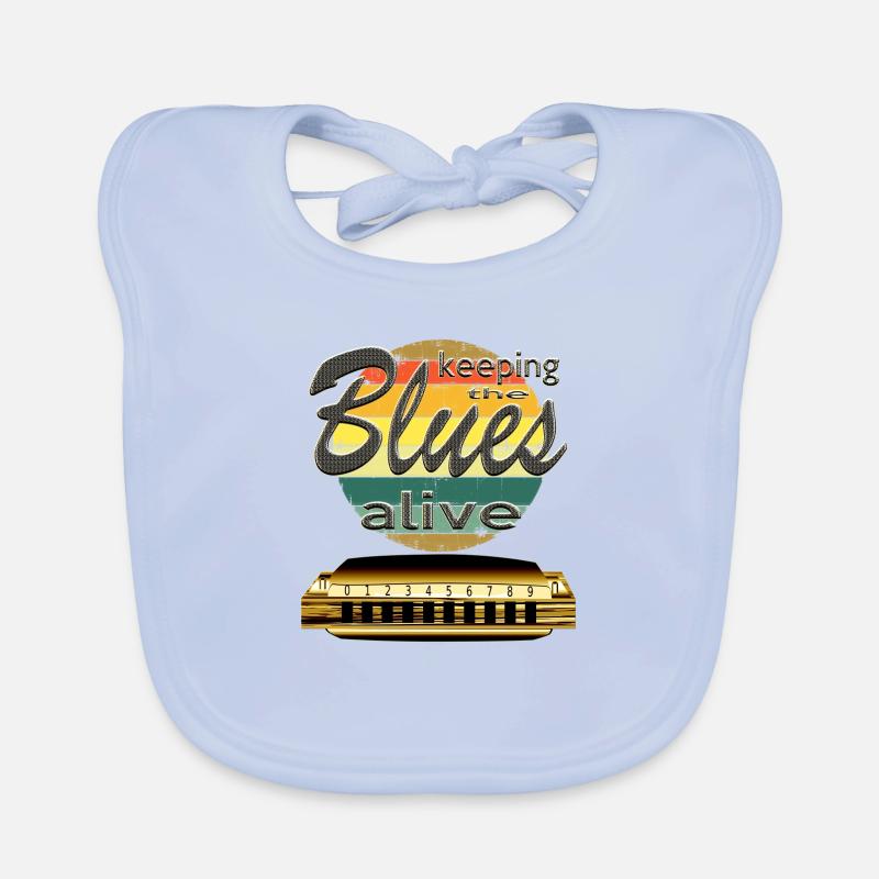 Harmonica Français Joueur de harpe à bouche Bavoir bio Bébé