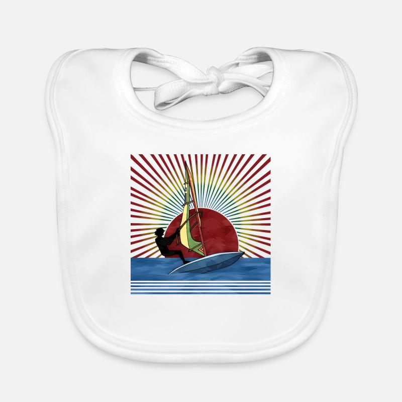 Windsurfing Organic Baby Bibs