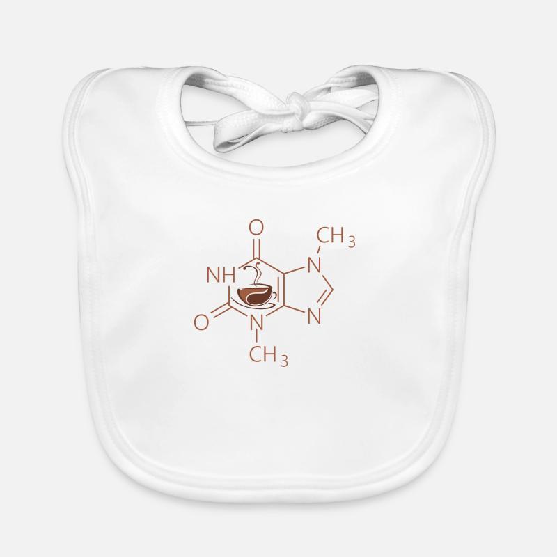 molécule de café Bavoir bio Bébé