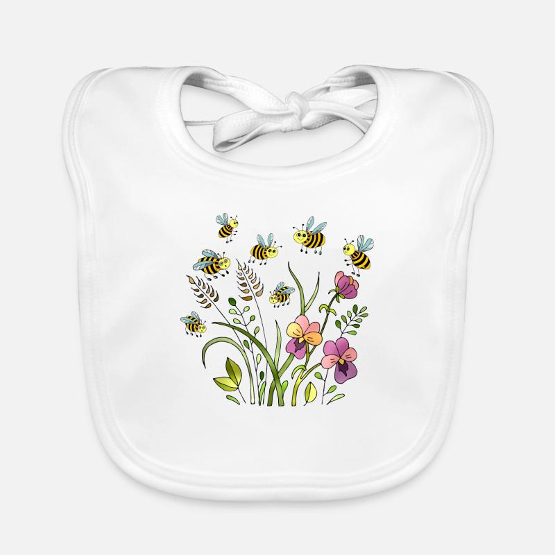 Insectes Bavoir bio Bébé