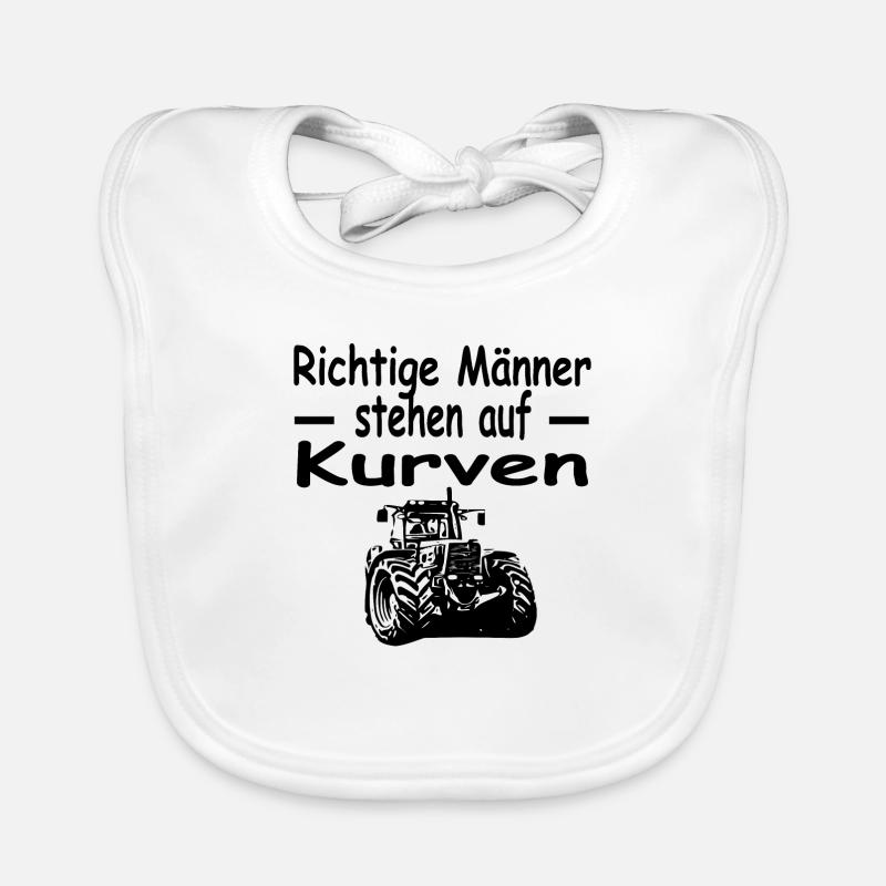 Traktor Baby Bio-Lätzchen
