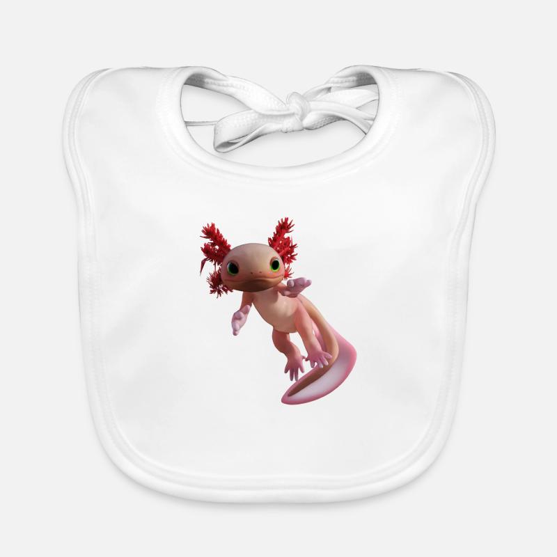 Axolotl Bavoir bio Bébé