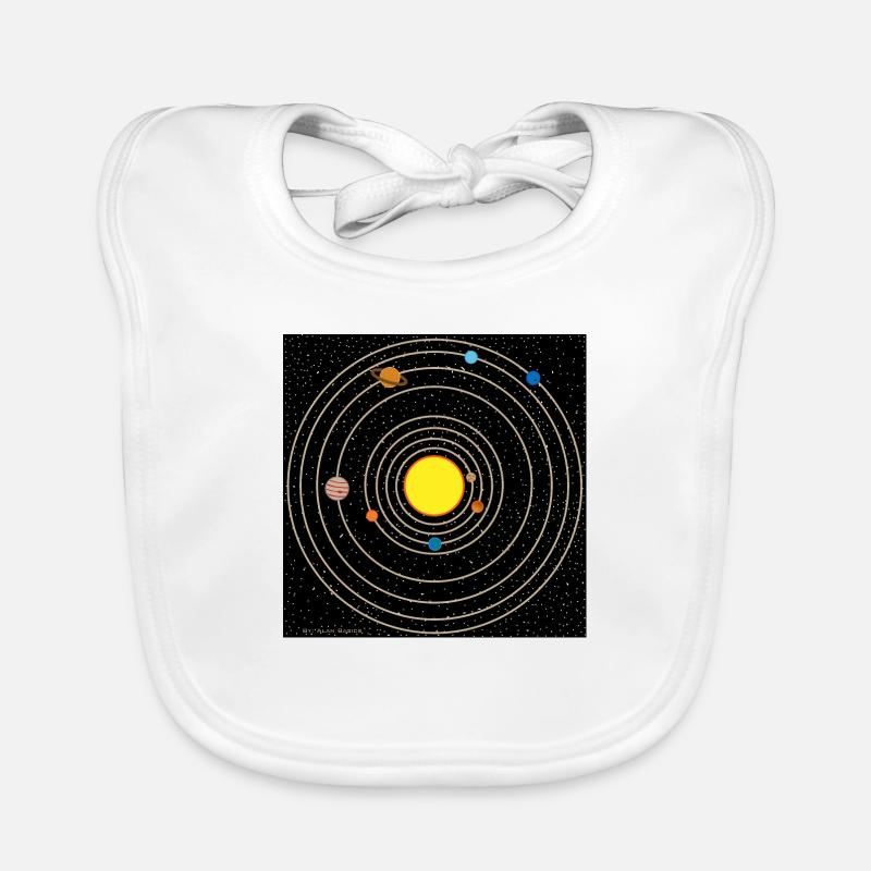 Solar system Organic Baby Bibs