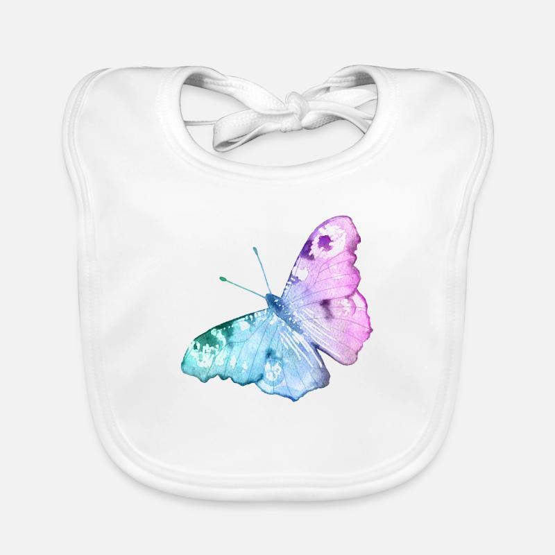 Schmetterling Baby Bio-Lätzchen