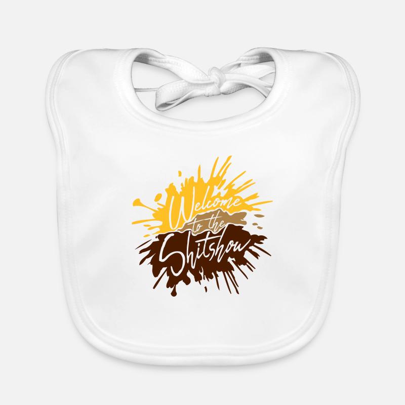 Shit Disgusting ShitShow Organic Baby Bibs