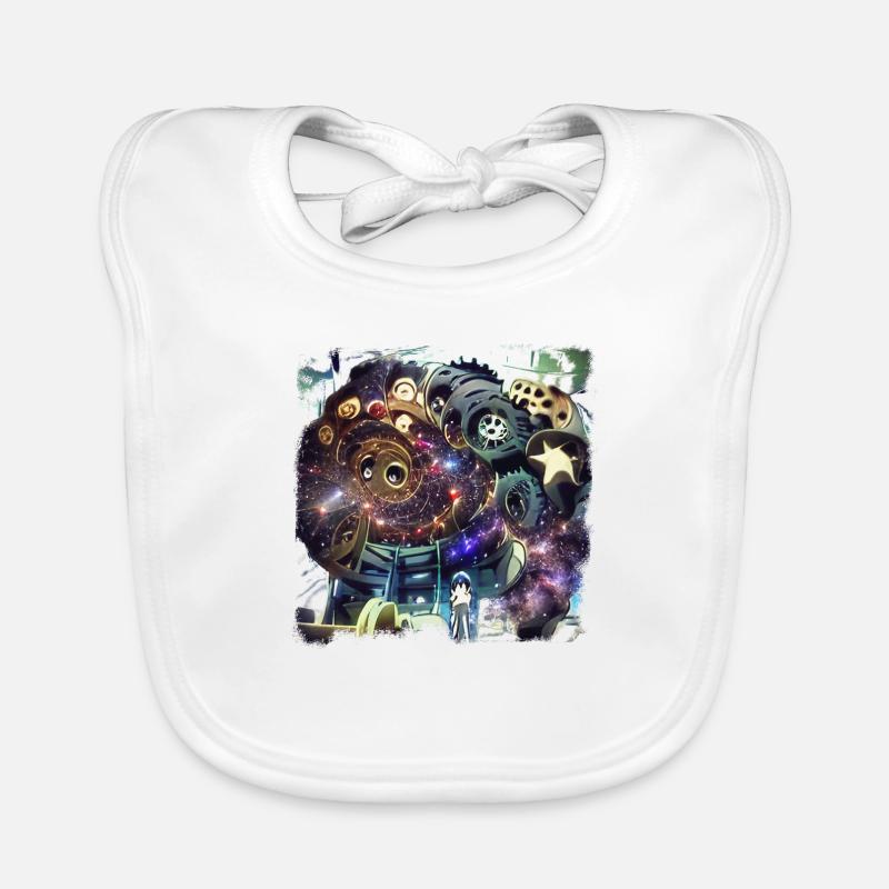 Die Universumsmaschine Baby Bio-Lätzchen