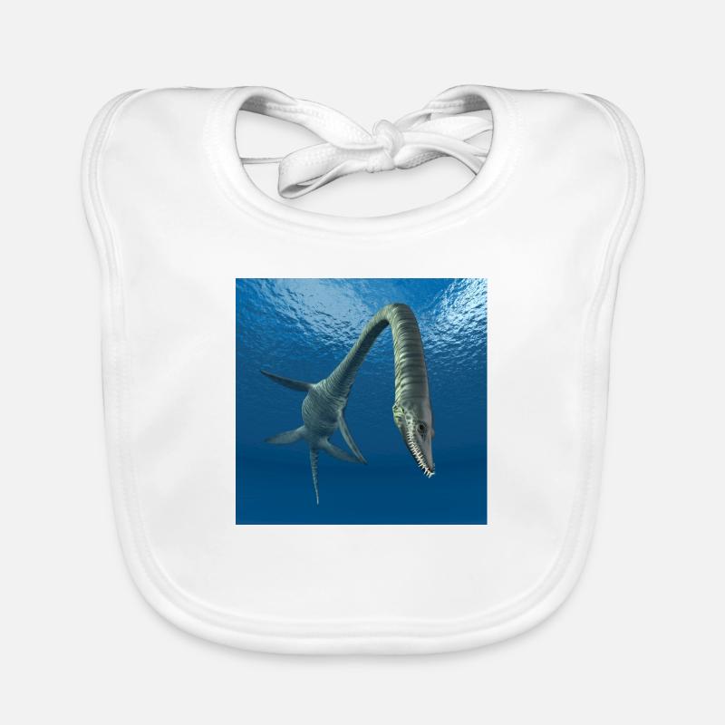 Plesiosaurier Elasmosaurus Baby Bio-Lätzchen
