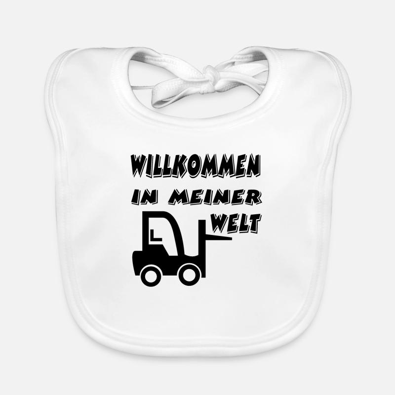Gabelstapler Baby Bio-Lätzchen