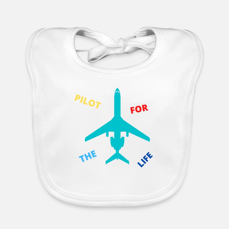 PILOT FÜRS LEBEN Baby Bio-Lätzchen