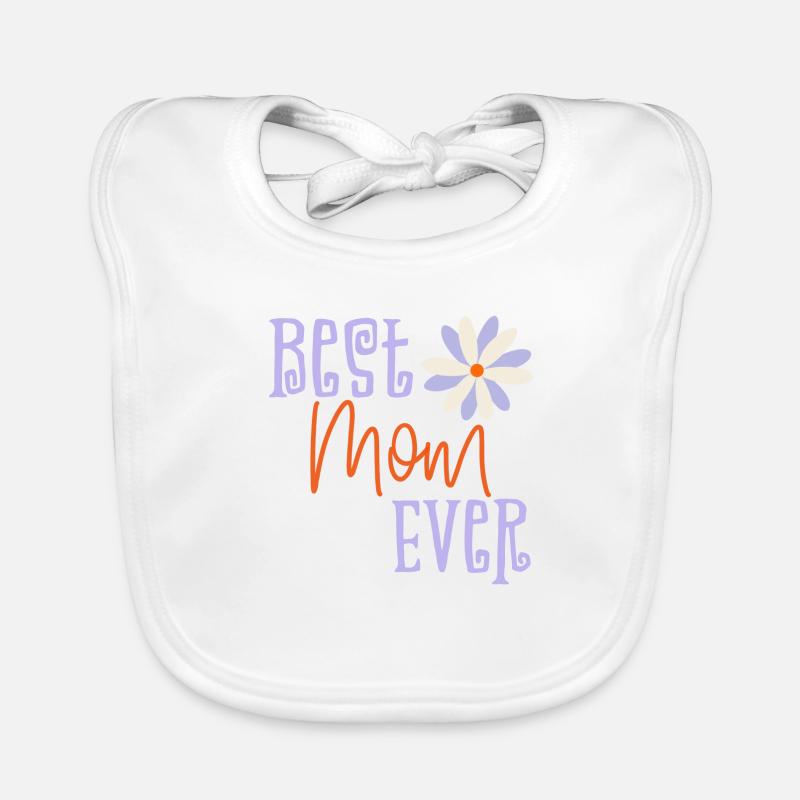 Best mom ever Baby Bio-Lätzchen