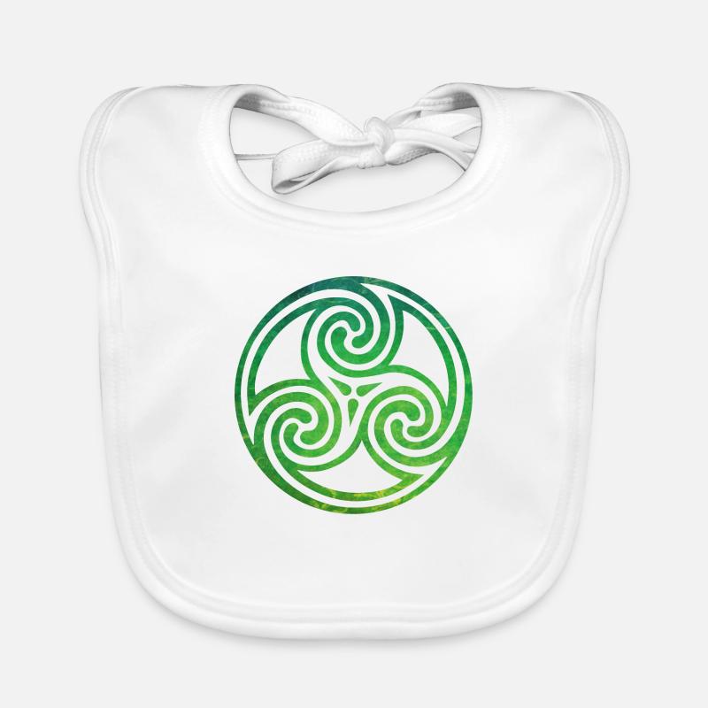 Celtic Knot Organic Baby Bibs