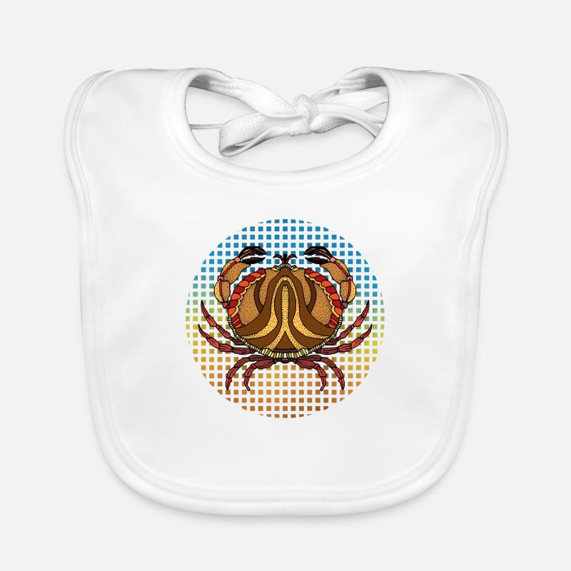 Crabe Bavoir bio Bébé