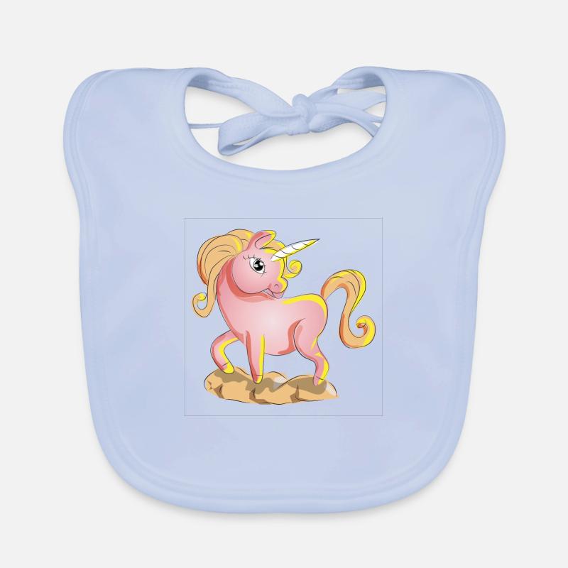 Süsses Einhorn Baby Bio-Lätzchen