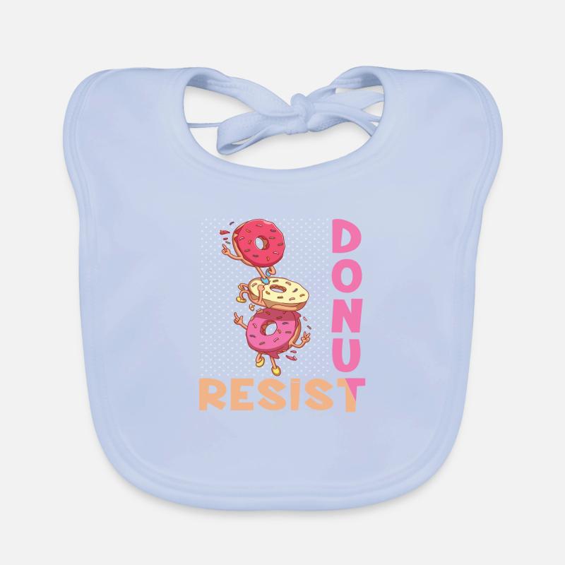 Donut Resist Organic Baby Bibs