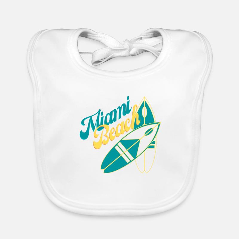 Miami beach Bavoir bio Bébé