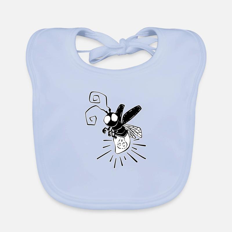 libellule effrayante Bavoir bio Bébé