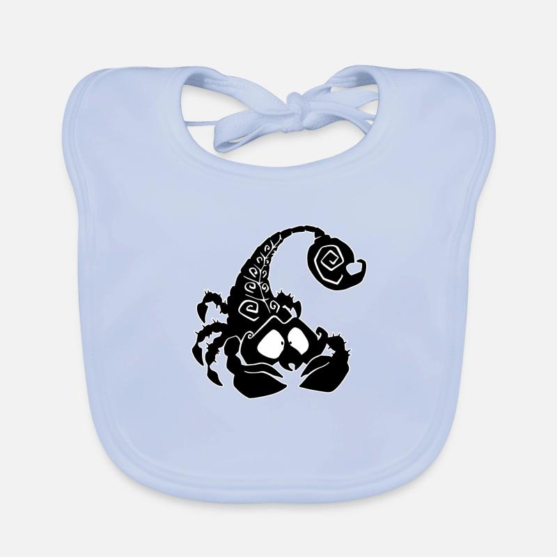 Scary Scorpio Organic Baby Bibs
