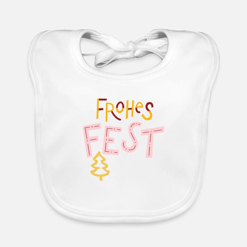 Frohes fest Baby Bio-Lätzchen