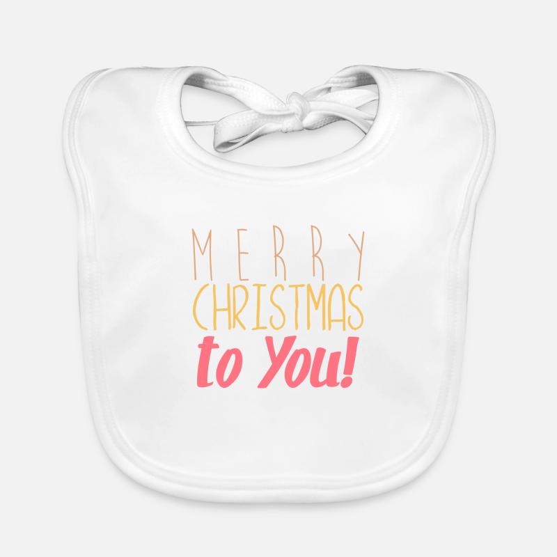 Merry christmas Baby Bio-Lätzchen