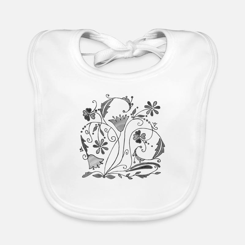 Fleur Bavoir bio Bébé