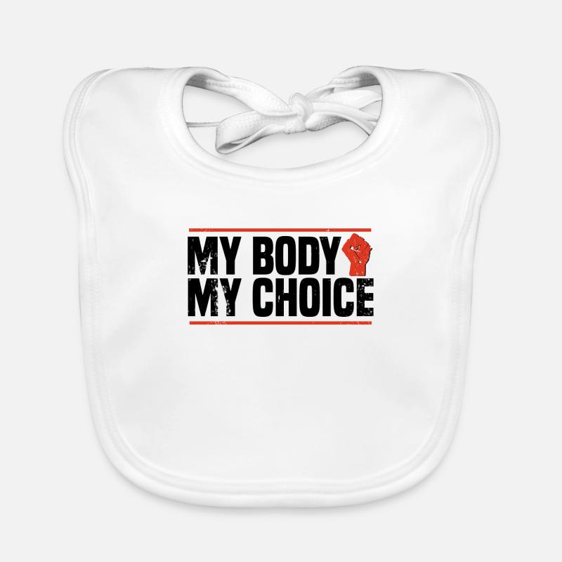 mon corps mon choix Bavoir bio Bébé