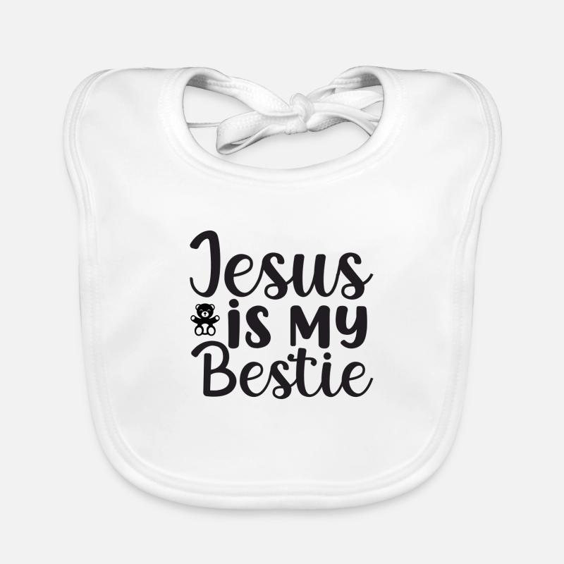 Jesus is my beast Organic Baby Bibs