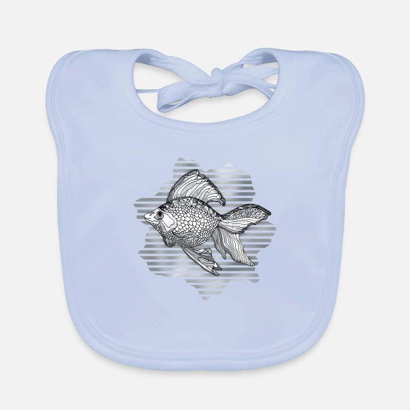 Poisson Bavoir bio Bébé