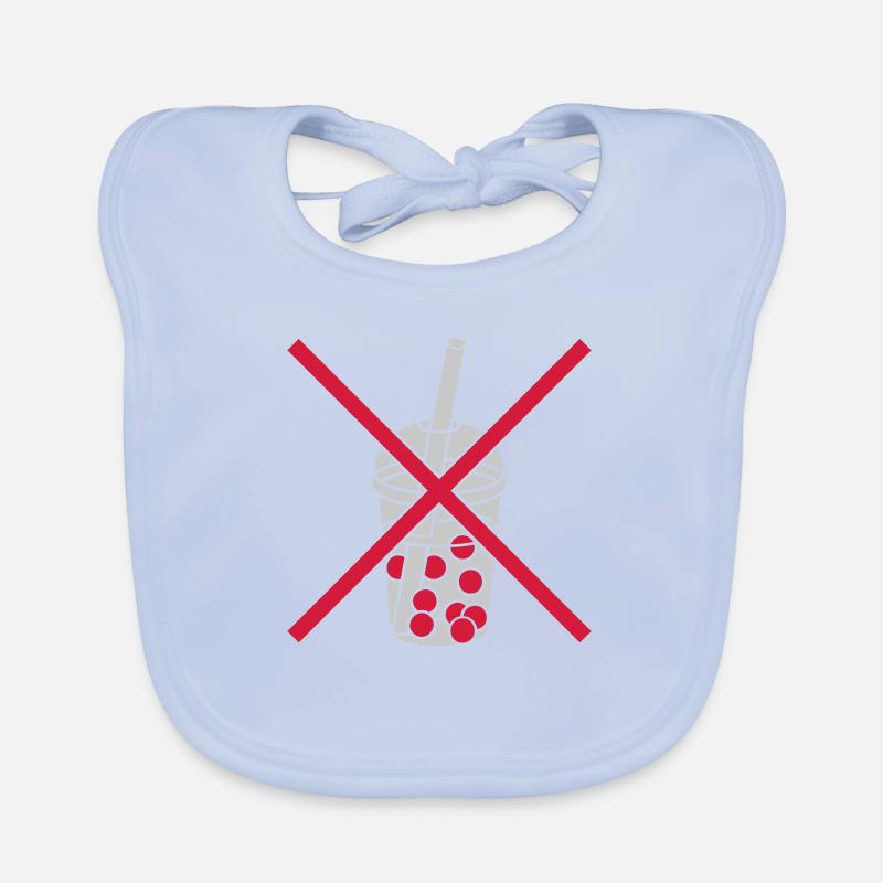 Zone Bubble Tea interdit Bavoir bio Bébé