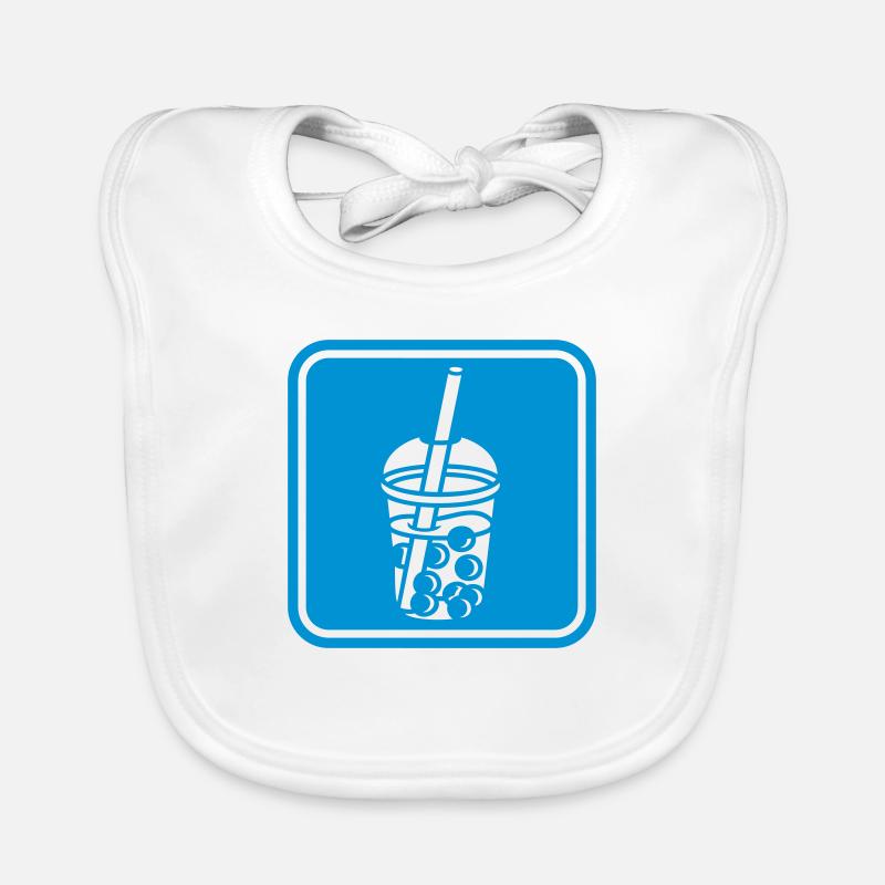 Bouton Shield Bubble Tea Bavoir bio Bébé