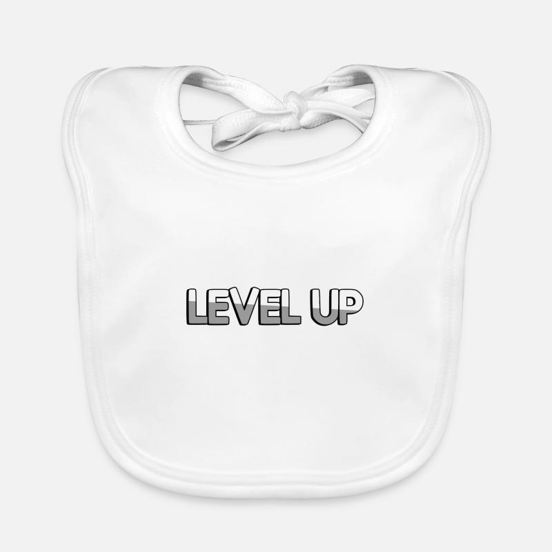 LEVEL UP - Gaming Organic Baby Bibs