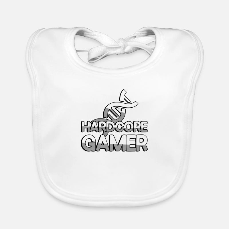 HARDCORE GAMER + ADN - Jeux Bavoir bio Bébé