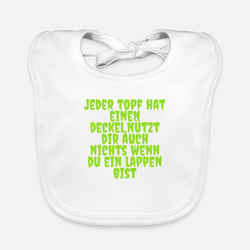 jeder Topf hat einen Deckel Baby Bio-Lätzchen