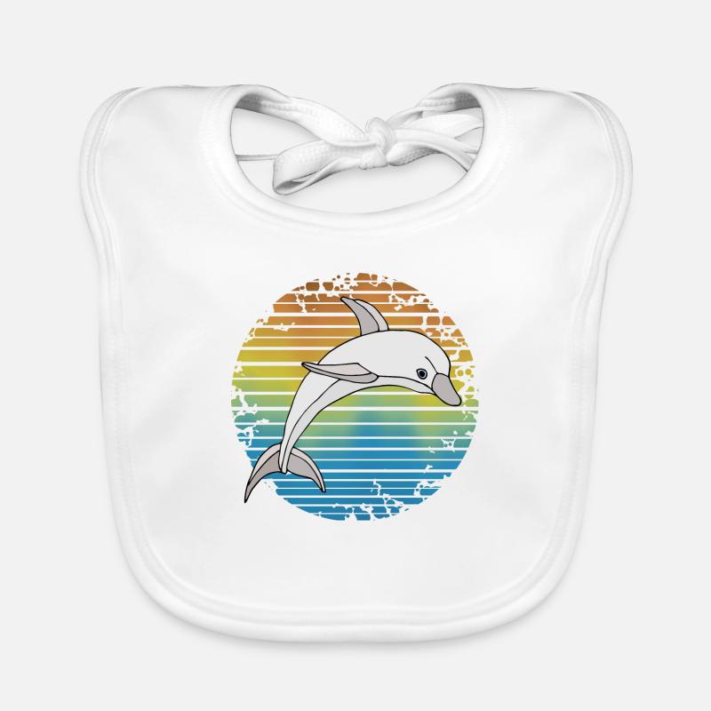 Dolphin Organic Baby Bibs