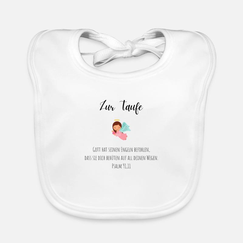 Taufgeschenk, Geschenk Taufe Mädchen Junge Baby Bio-Lätzchen
