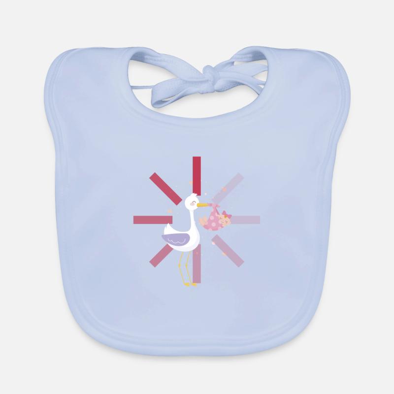 Schwangerschaftsankündigung Mädchen Geschenk Humor Baby Bio-Lätzchen