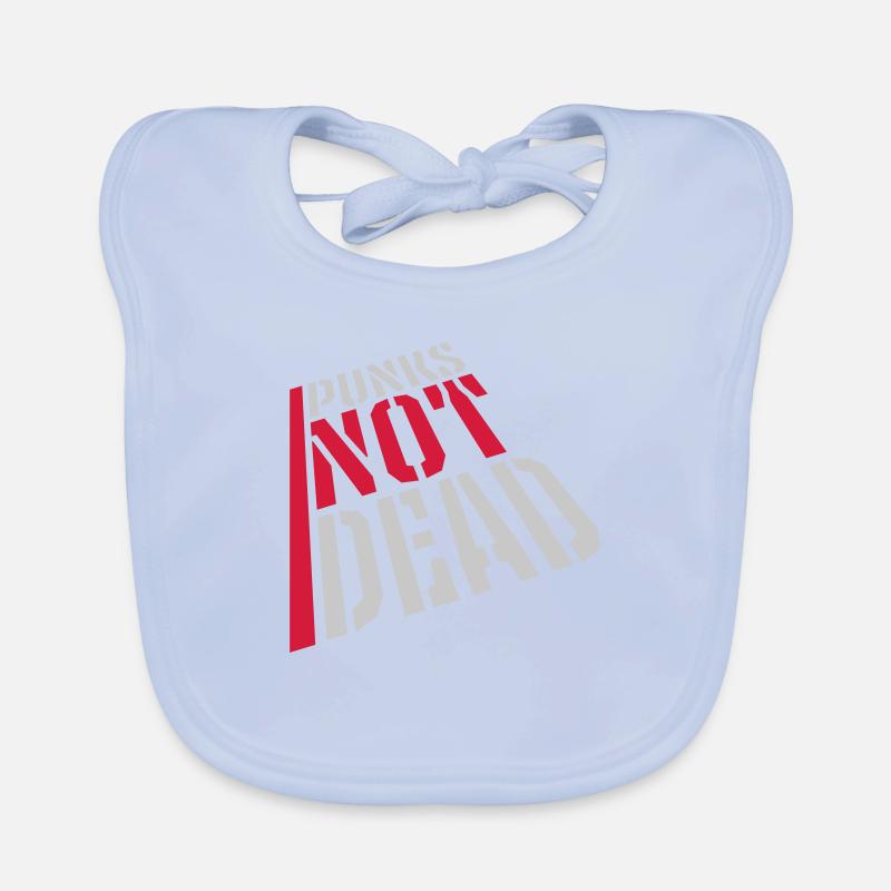 punks not dead quote Organic Baby Bibs