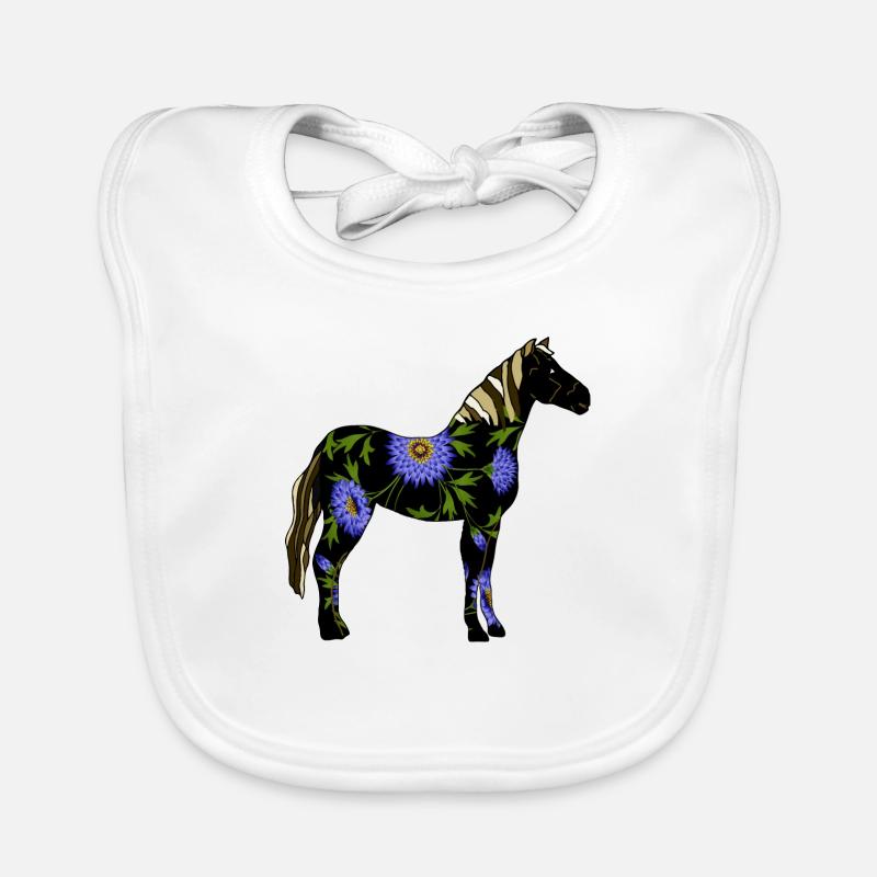 Cheval Bavoir bio Bébé