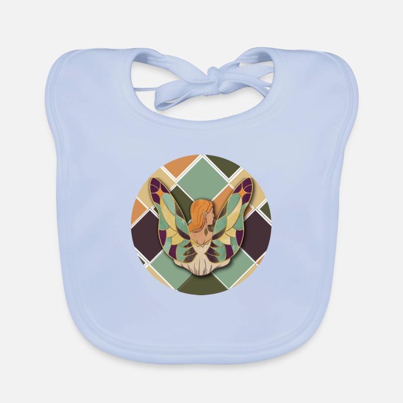 Fée de la forêt Bavoir bio Bébé