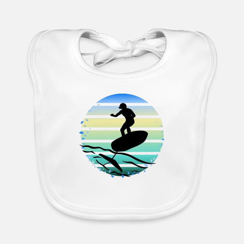 foil surf - foil surf - foilsurf Bavoir bio Bébé